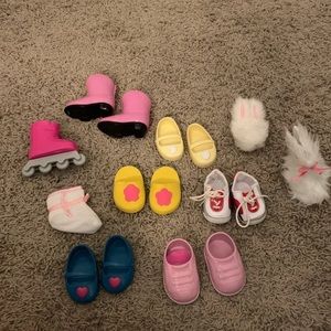 american girl shoe bundle